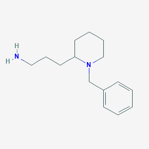 3-(1-Benzylpiperidin-2-yl)propan-1-amine