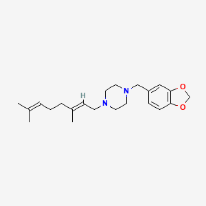 trans-1-Neryl-4-piperonylpiperazine