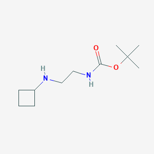 molecular formula C11H22N2O2 B13961321 1,1-Dimethylethyl [2-(cyclobutylamino)ethyl]carbamate 