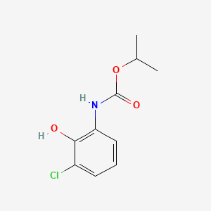 Carbamic acid, (3-chloro-2-hydroxyphenyl)-, 1-methylethyl ester