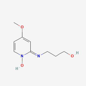 2-[(3-hydroxy-1-propyl)amino]-4-methoxypyridine-N-oxide