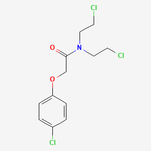 N,N-Bis(2-chloroethyl)-2-(4-chlorophenoxy)acetamide