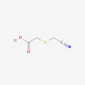 molecular formula C4H5NO2S B139614 2-(Cyanomethylthio)acetic acid CAS No. 55817-29-3