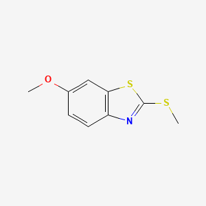 molecular formula C9H9NOS2 B13961435 6-Methoxy-2-(methylthio)benzo[d]thiazole 