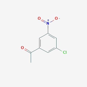 molecular formula C8H6ClNO3 B1396144 1-(3-Chloro-5-nitrophenyl)ethanone CAS No. 1207175-00-5