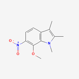 7-Methoxy-1,2,3-trimethyl-6-nitro-1H-indole