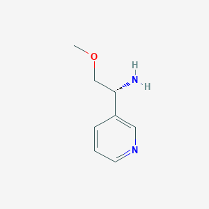 molecular formula C8H12N2O B1396149 (R)-2-Methoxy-1-(pyridin-3-yl)ethanamine CAS No. 1269926-49-9