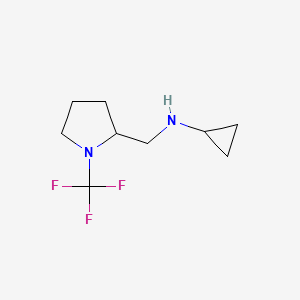 N-((1-(trifluoromethyl)pyrrolidin-2-yl)methyl)cyclopropanamine