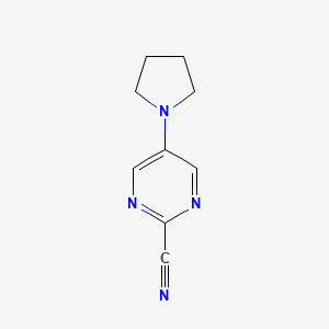 5-(Pyrrolidin-1-yl)pyrimidine-2-carbonitrile