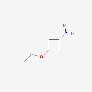 molecular formula C6H13NO B1396151 cis-3-Ethoxycyclobutan-1-amine CAS No. 20036-58-2