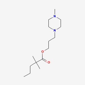 3-(4-Methylpiperazin-1-yl)propyl 2,2-dimethylpentanoate