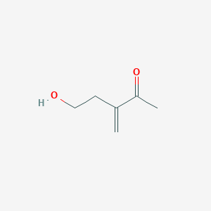 molecular formula C6H10O2 B13961546 5-Hydroxy-3-methylidenepentan-2-one 