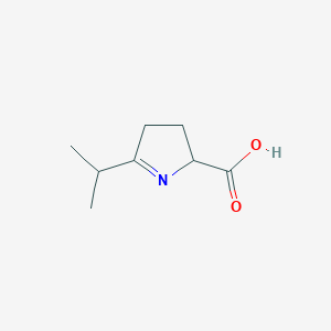 5-(Propan-2-yl)-3,4-dihydro-2H-pyrrole-2-carboxylic acid