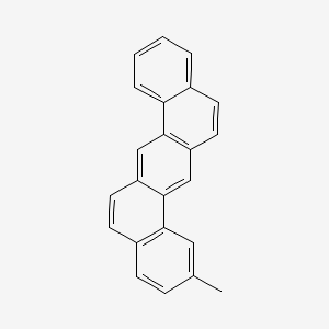 molecular formula C23H16 B13961585 DIBENZ(a,h)ANTHRACENE, 2-METHYL- CAS No. 63041-83-8