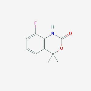 molecular formula C10H10FNO2 B13961605 8-fluoro-4,4-dimethyl-1H-benzo[d][1,3]oxazin-2(4H)-one 