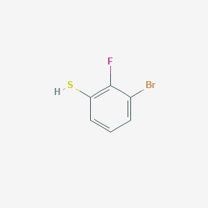 molecular formula C6H4BrFS B1396161 3-Bromo-2-fluorobenzenethiol CAS No. 871353-12-7