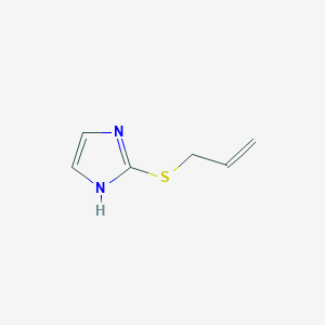 molecular formula C6H8N2S B1396173 2-烯丙基硫代-1H-咪唑 CAS No. 27098-94-8