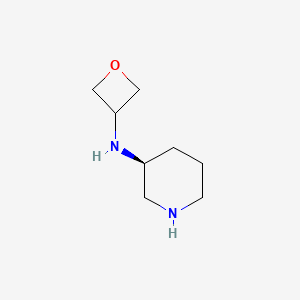 molecular formula C8H16N2O B1396196 (3S)-N-(Oxetan-3-yl)piperidin-3-amine CAS No. 1349699-74-6
