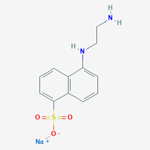 molecular formula C12H13N2NaO3S B013962 5-((2-氨基乙基)氨基)萘-1-磺酸钠 CAS No. 100900-07-0