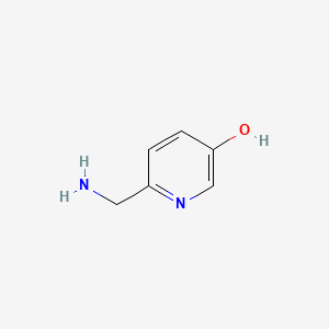 molecular formula C6H8N2O B1396202 6-(Aminomethyl)pyridin-3-OL CAS No. 89532-46-7