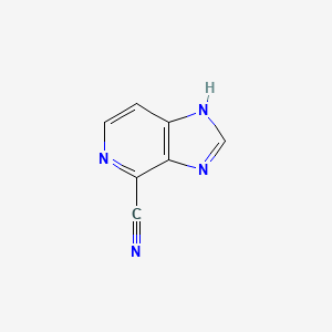 molecular formula C7H4N4 B1396207 1H-Imidazo[4,5-C]pyridine-4-carbonitrile CAS No. 1078168-19-0