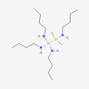 N,N',N'',N'''-(1,1-Dimethyl-1-disilanyl-2-ylidyne)tetrabutylamine