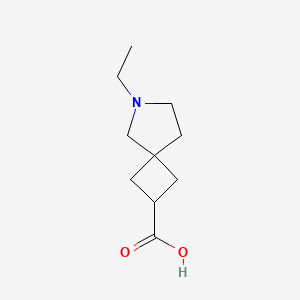 molecular formula C10H17NO2 B13962108 6-Ethyl-6-azaspiro[3.4]octane-2-carboxylic acid 