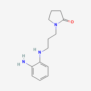 1-[3-(2-Aminoanilino)propyl]pyrrolidin-2-one