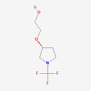 (R)-2-((1-(trifluoromethyl)pyrrolidin-3-yl)oxy)ethanol