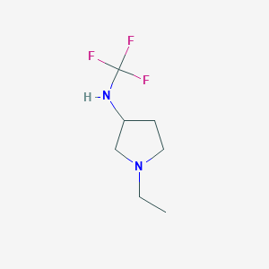 1-ethyl-N-(trifluoromethyl)pyrrolidin-3-amine