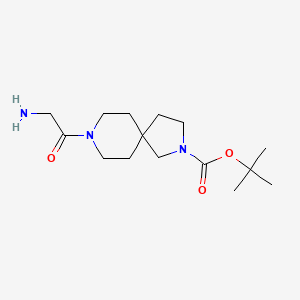 tert-Butyl 8-(2-aminoacetyl)-2,8-diazaspiro[4.5]decane-2-carboxylate