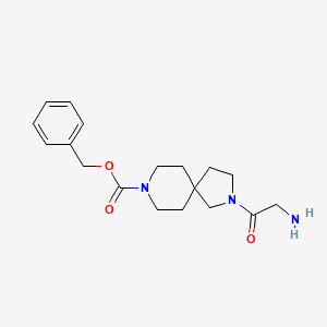 Benzyl 2-(2-aminoacetyl)-2,8-diazaspiro[4.5]decane-8-carboxylate