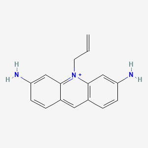 molecular formula C16H16N3+ B13962265 3,6-Diamino-10-(2-propenyl)acridinium CAS No. 52009-70-8