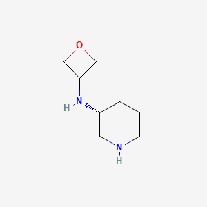 molecular formula C8H16N2O B1396227 (3R)-N-(Oxetan-3-yl)piperidin-3-amine CAS No. 1349699-84-8