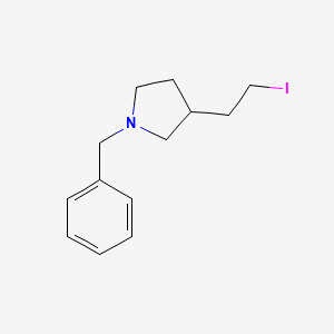 1-Benzyl-3-(2-iodoethyl)pyrrolidine