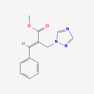 (E)-methyl 2-((1H-1,2,4-triazol-1-yl)methyl)-3-phenylacrylate