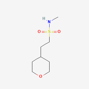 N-methyl-2-(tetrahydro-2H-pyran-4-yl)ethanesulfonamide