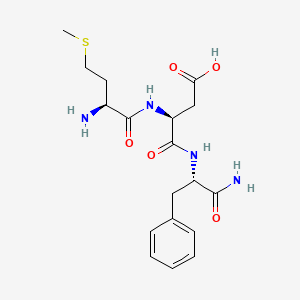 molecular formula C18H26N4O5S B13962578 Methionyl-aspartyl-phenylalaninamide CAS No. 5934-92-9