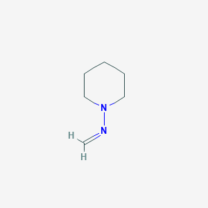 molecular formula C6H12N2 B13962694 N-(Piperidin-1-yl)methanimine CAS No. 5824-73-7