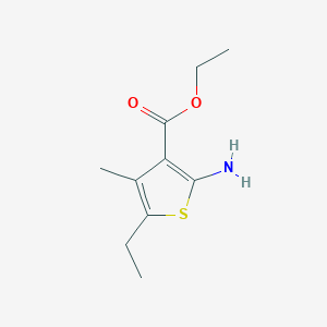 Ethyl 2-amino-5-ethyl-4-methyl-3-thiophenecarboxylate