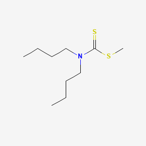 Carbamodithioic acid, dibutyl-, methyl ester