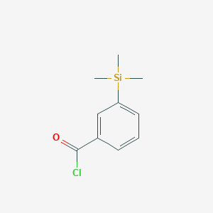 molecular formula C10H13ClOSi B13962951 3-(Trimethylsilyl)benzoyl chloride CAS No. 91413-57-9