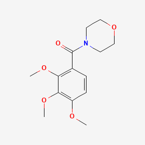 molecular formula C14H19NO5 B13962988 Morpholine, 4-(2,3,4-trimethoxybenzoyl)- CAS No. 64059-58-1