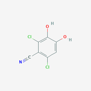 molecular formula C7H3Cl2NO2 B13963008 2,6-Dichloro-3,4-dihydroxybenzonitrile CAS No. 38902-70-4