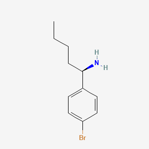 (R)-1-(4-bromophenyl)pentylamine