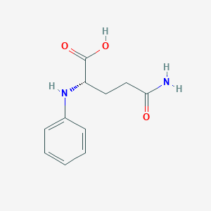 molecular formula C11H14N2O3 B13963063 N~2~-Phenyl-L-glutamine CAS No. 10346-29-9