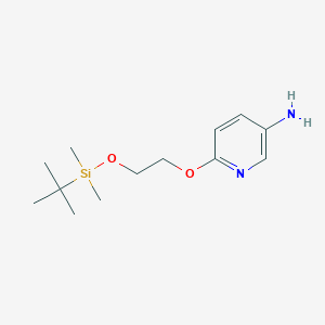 6-(2-((tert-Butyldimethylsilyl)oxy)ethoxy)pyridin-3-amine