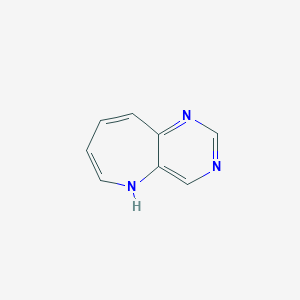 molecular formula C8H7N3 B13963112 5H-pyrimido[5,4-b]azepine CAS No. 51059-03-1