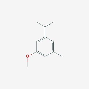 molecular formula C11H16O B13963134 1-Methoxy-3-methyl-5-(propan-2-yl)benzene CAS No. 91967-53-2