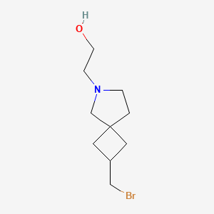 2-(2-(Bromomethyl)-6-azaspiro[3.4]octan-6-yl)ethanol